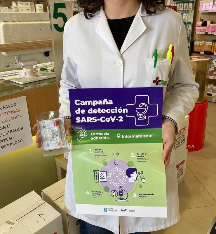 As farmacias da provincia da Coruña colaborarán con Sanidade nun cribado de persoas de 12 a 64 anos.. COLEXIO DE FARMACÉUTICOS DA CORUÑA / Europa Press