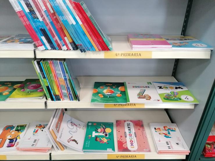 Libros de texto de Educación primaria.. EUROPA PRESS - Arquivo