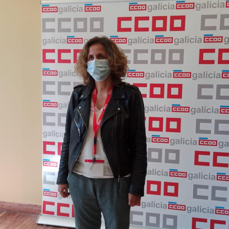 A sindicalista Amelia Pérez será a primeira muller en liderar o sindicato CC.OO en Galicia 