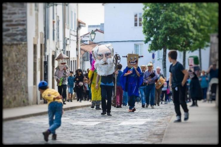 Festas no Barrio de San Pedro, en Santiago de Compostela 