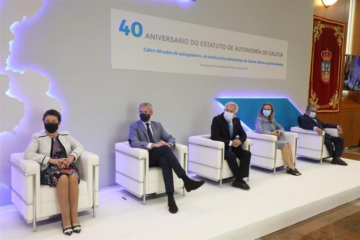 Xornadas sobre as institucións estatutarias organizadas polo Parlamento de Galicia con motivo do 40 aniversario do Estatuto de Autonomía de Galicia. PARLAMENTO DE GALICIA 