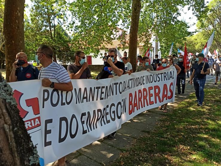 Unha marcha da CIG rodea a Xunta para reclamar 'emprego digno'