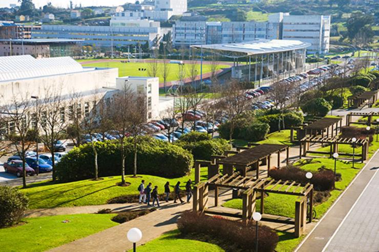 Vista xeral da Universidade da Coruña 