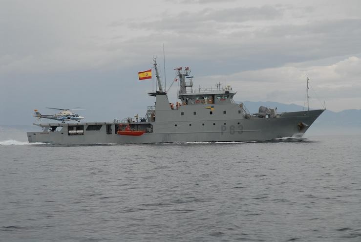 Arquivo - Patrulleiro da Armada 'Arnomendi'. MINISTERIO DE DEFENSA - Arquivo