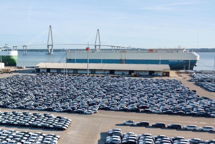 Arquivo - Campa de vehículos de exportación.. BMW - Arquivo / Europa Press