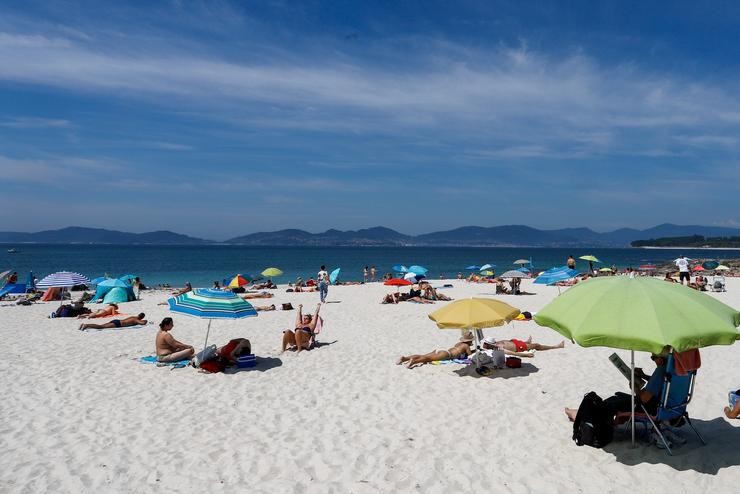 Praia en Vigo  