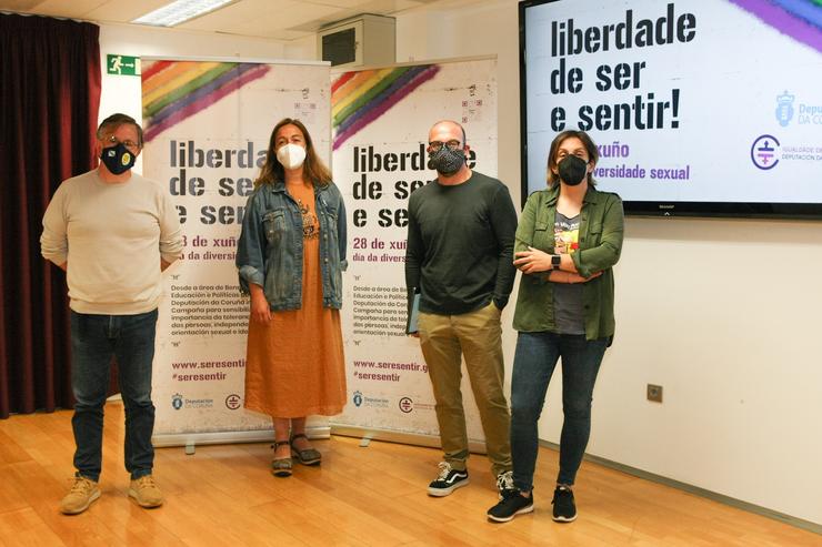 Presentación dos actos polas diversidades sexuais na Deputación da Coruña. DEPUTACIÓN DA CORUÑA / Europa Press