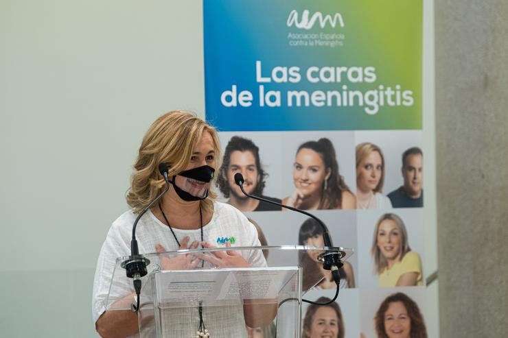 Presidenta da Asociación Española contra a Meninxite. ARXINA / Europa Press