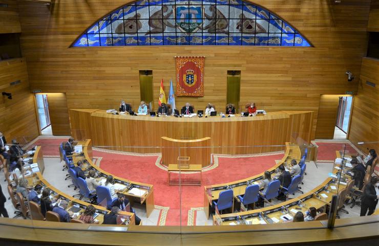 Pleno do Parlamento galego. PARLAMENTO