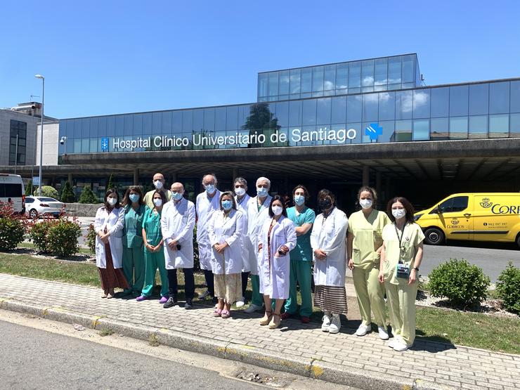 A área de Santiago implanta con éxito o seu primeiro corazón mecánico. XUNTA / Europa Press