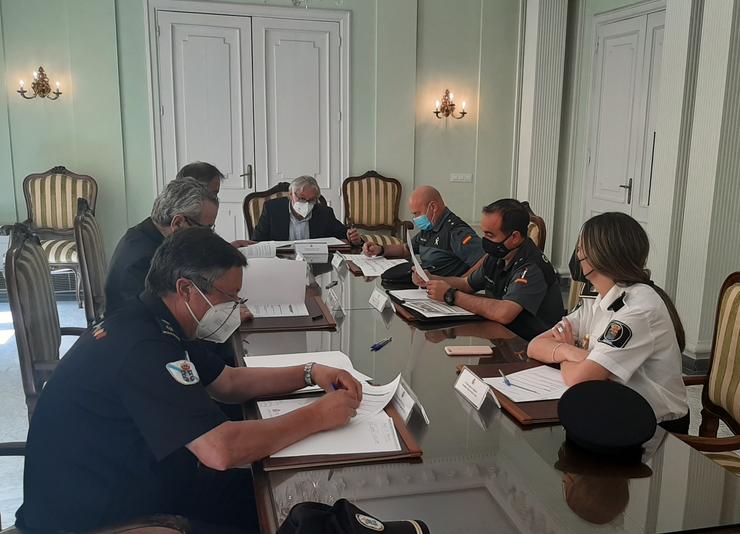 Reunión de coordinación policial en Ourense. SUBDELEGACIÓN DO GOBERNO 