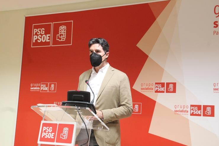 O deputado do PSdeG e viceportavoz do Grupo Socialista, Pablo Arangüena.. PSDEG 