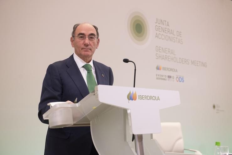 Arquivo - O presidente de Iberdrola, Ignacio Galán.. IBERDROLA - Arquivo / Europa Press