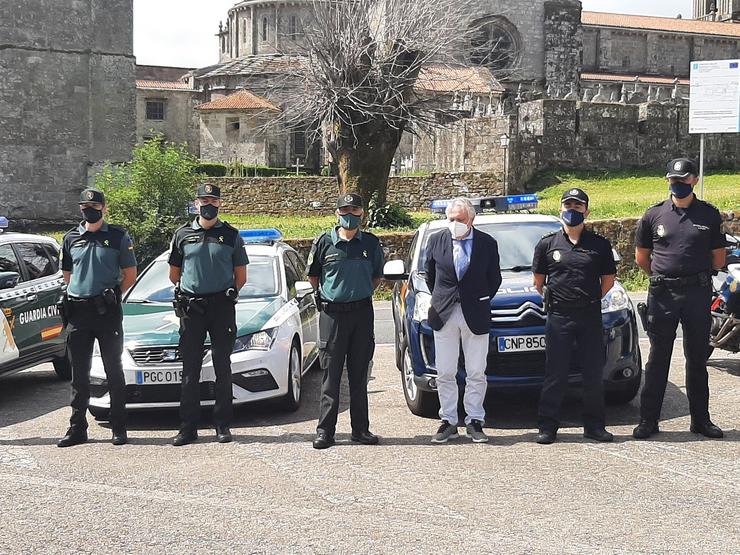 O subdelegado do Goberno en Ourense, Emilio González, presenta o dispositivo de reforzo de seguridade na provincia.. SUBDELEGACIÓN DO GOBERNO EN OURENSE / Europa Press