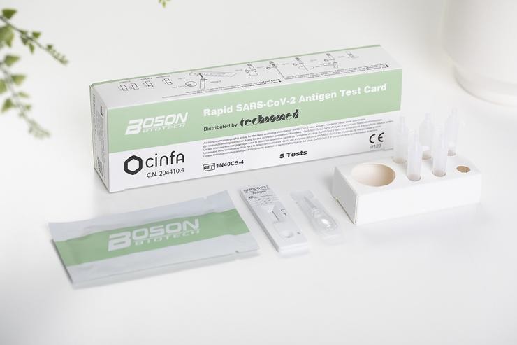 Arquivo - O test de antígenos de autodiagnóstico covid-19 distribuído pola empresa española Cinfa.. CINFA - Arquivo