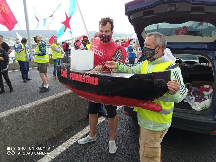 Protesta en Ferrolterra fronte á súa 'sangría industrial' 