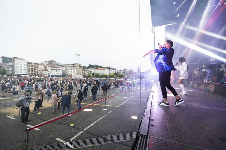 Proba piloto de verbenas en festas na Coruña, Galicia (España). Beatriz Ciscar - Europa Press / Europa Press