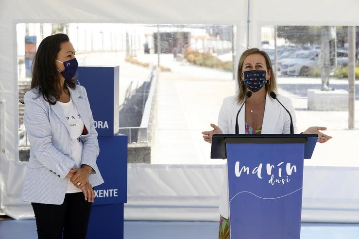 Ethel Vázquez en Marín / Xunta de Galicia.
