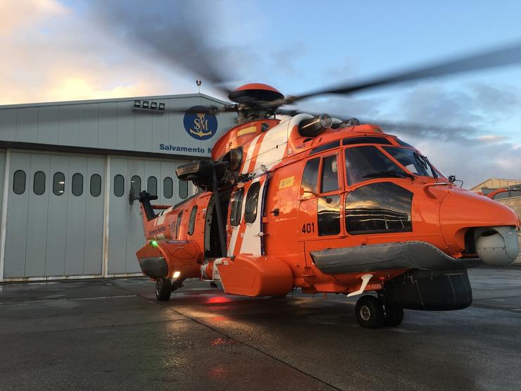 Arquivo - Helicóptero de Salvamento Marítimo. SALVAMENTO MARÍTIMO - Arquivo / Europa Press