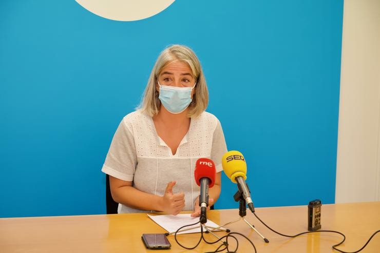A portavoz da Marea Atlántica, María García. JAVIER_VALENZUELA / Europa Press