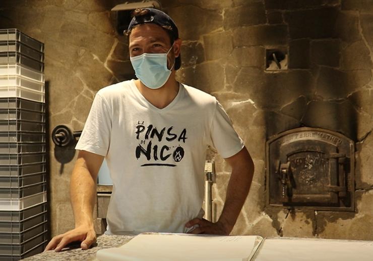 Nicola Morganti, dono de La Pinsa di Nico / Imaxe Propia