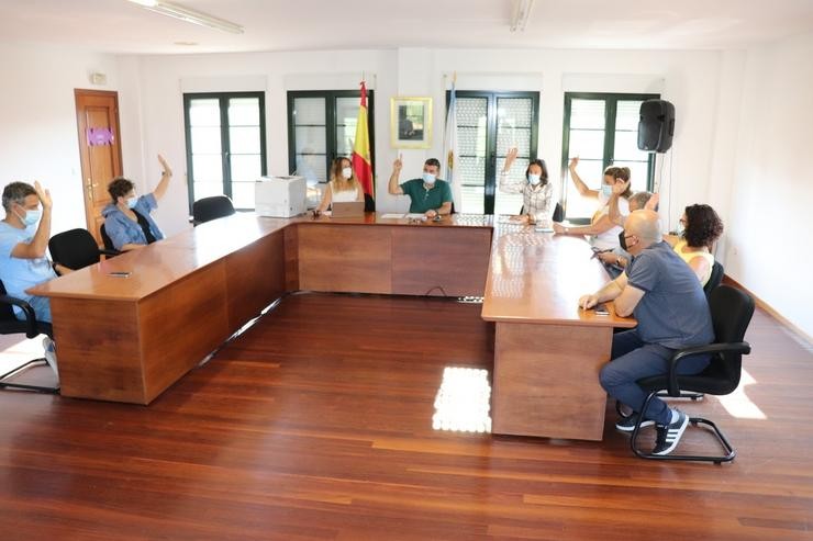 O consistorio de Portas (Pontevedra) vota un decálogo de medidas polo peche dunha oficina de Abanca no municipio. CONCELLO DE PORTAS / Europa Press