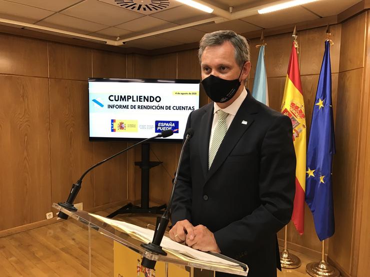 O delegado do Goberno en Galicia, José Miñones / Delegación do Goberno. / Europa Press