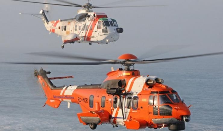 Helicóptero de Salvamento Marítimo. EMERXENCIAS 112 - Arquivo