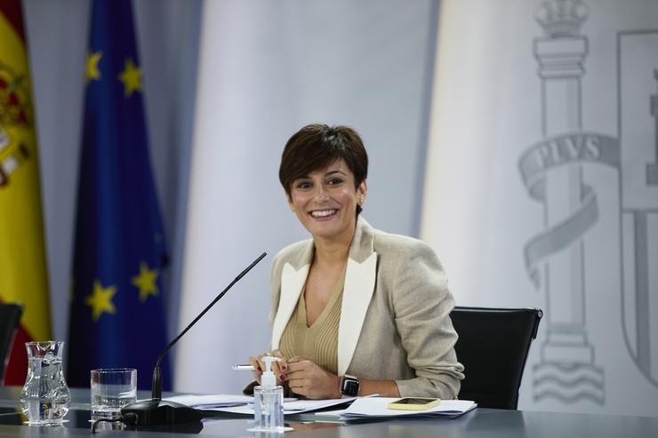 A ministra Portavoz, Isabel Rodríguez 