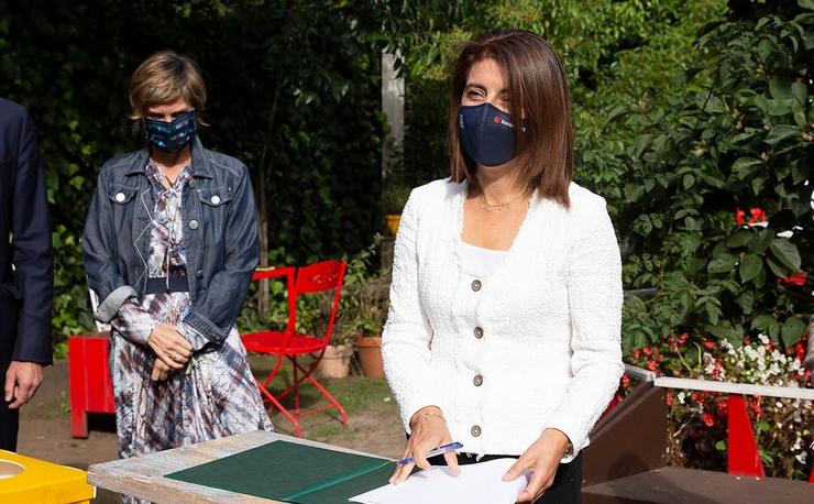 A conselleira de Medio Ambiente, Anxos Vázquez, nun acto en Santiago. XUNTA 