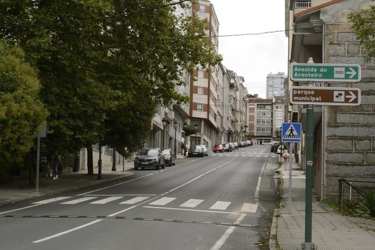 Edificio desde o que se precipitou unha moza do Carballiño, agredida por outro menor.. Rosa Veiga - Europa Press / Europa Press