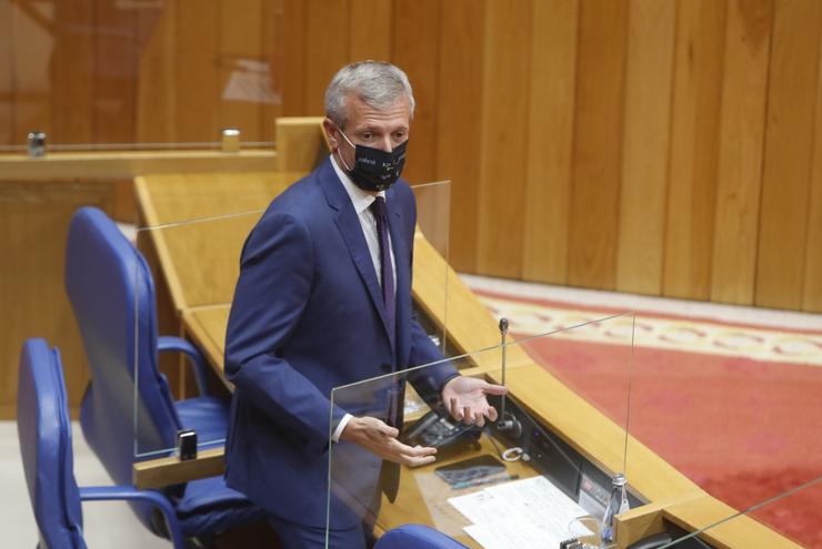 O vicepresidente primeiro galego, Alfonso Rueda 