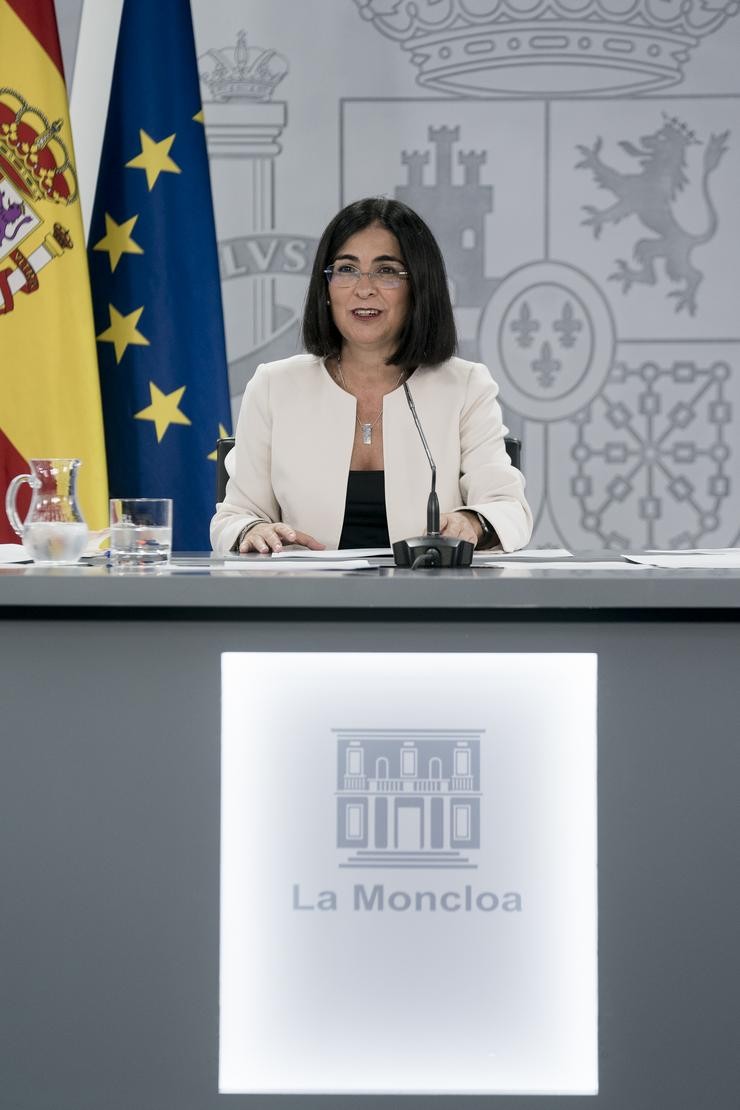 A ministra de Sanidade, Carolina Darias. A. Pérez Meca - Europa Press