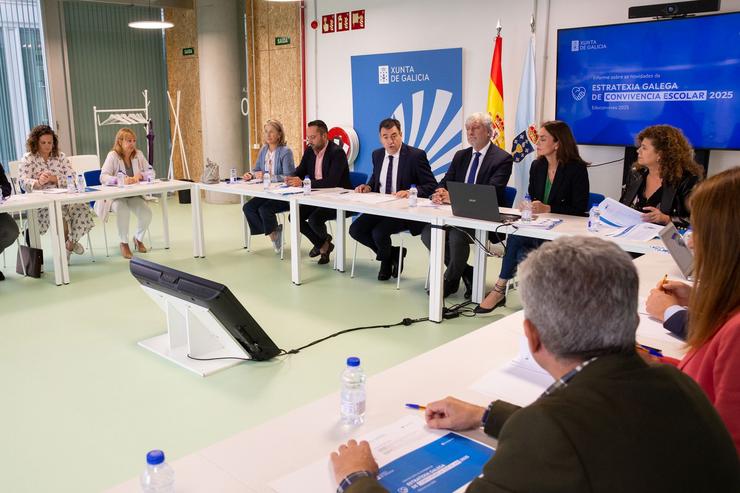 O conselleiro de Cultura, Educación, FP e Universidades, Román Rodríguez, preside o Consello Galego de Convivencia 