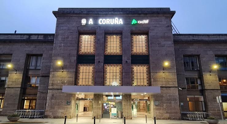 Estación ferroviaria da Coruña. ADIF