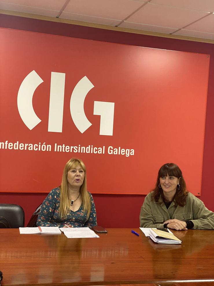 Rolda de prensa da CIG-Servizos / Europa Press