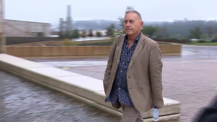 O xefe de maquinistas José Ramón Igrexas Mazaira, á súa chegada ao xuízo polo accidente do tren Alvia / Europa Press