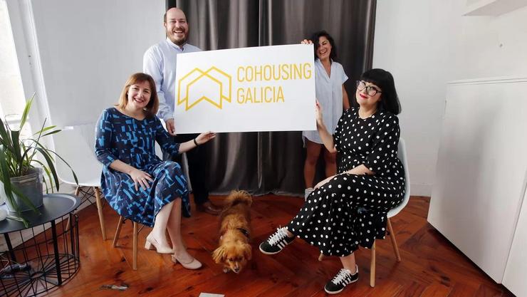 A equipa de Cohousing Galicia 
