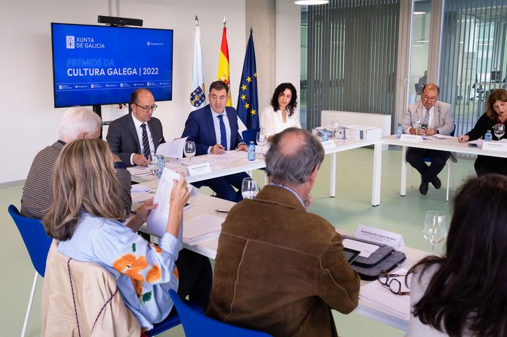 Reunión do xurado dos Premios dá Cultura Galega 2022. Xunta de Galicia / Europa Press