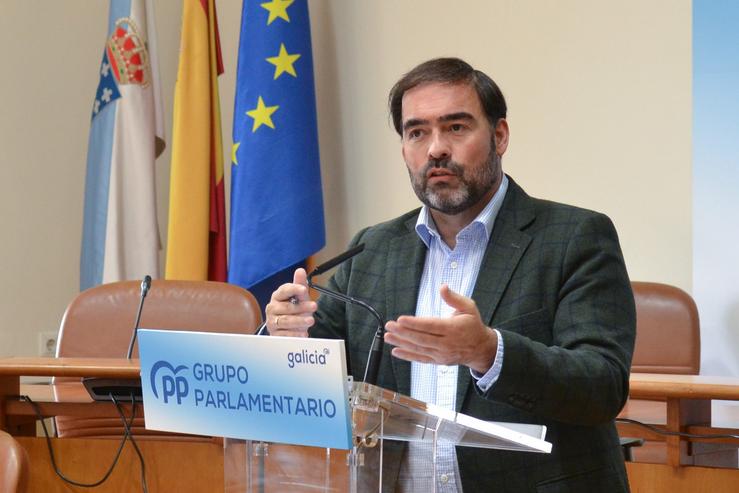 Alberto Pazos Couñago, deputado e viceportavoz do Grupo do PPdeG no Parlamento de Galicia 