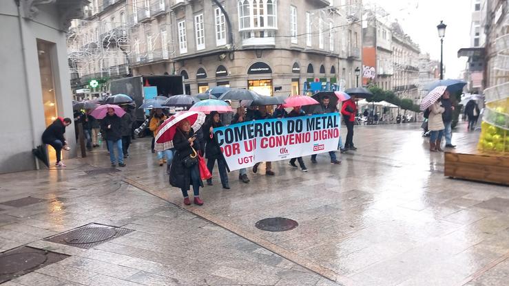 Imaxe da manifestación deste martes / Europa Press