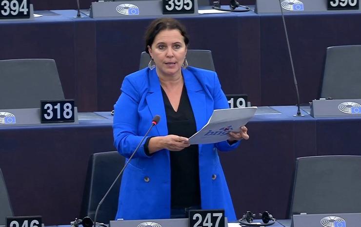 Ana Miranda no Parlamento Europeo / BNG.