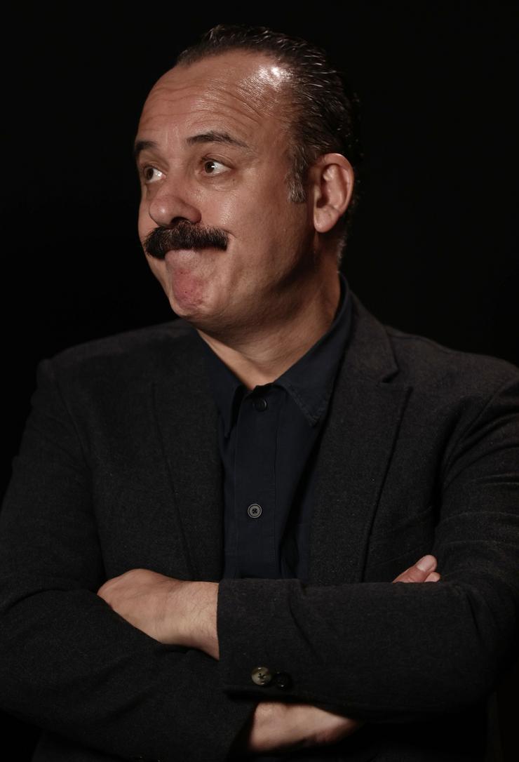 O actor Javier Guiterrez durante unha entrevista con Europa Press / Eduardo Parra