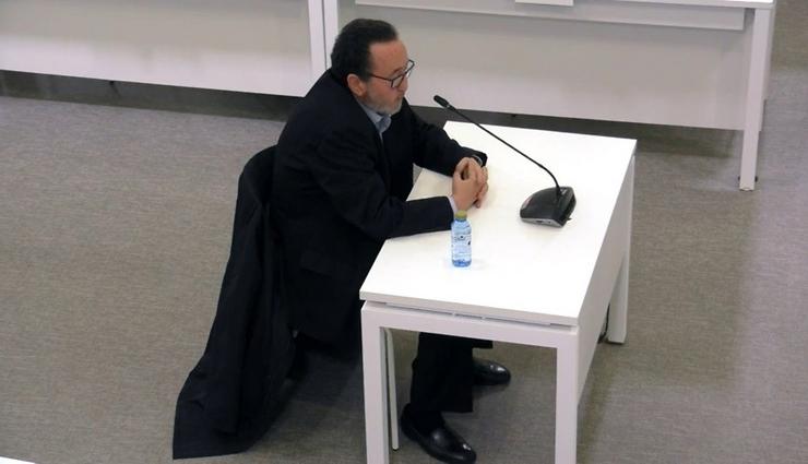 Fernando Rebón, ex cargo de Adif na zona noroeste, no xuízo do Alvia. CAPTURA 