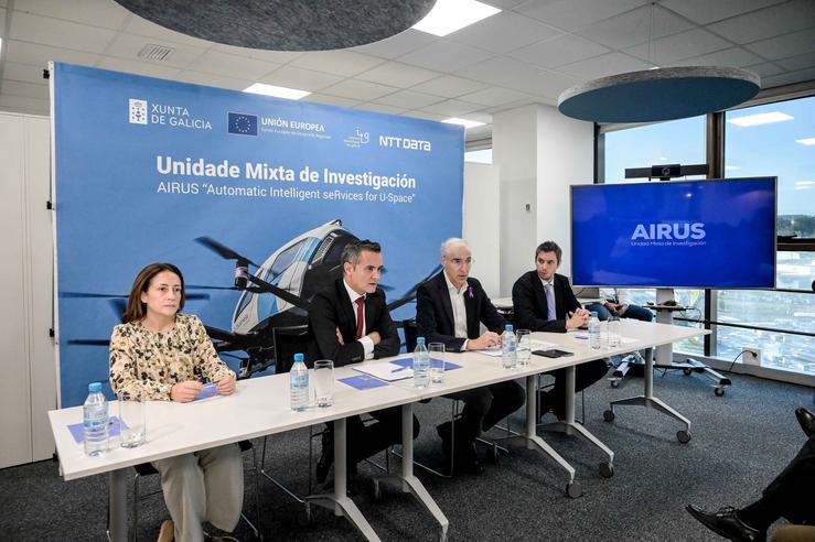 O vicepresidente primeiro da Xunta, Francisco Conde, participa na presentación dos resultados da Unidade Mixta de Investigación 