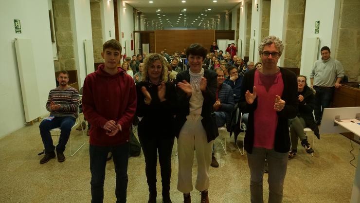A portavoz nacional do BNG, Ana Pontón, nun acto en Ferrol. BNG / Europa Press