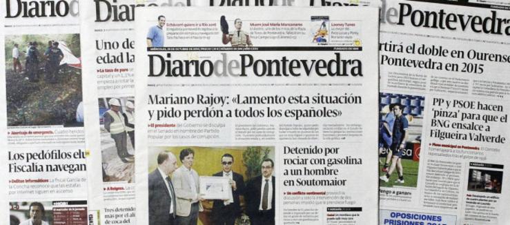 Exemplares do Diario de Pontevedra 