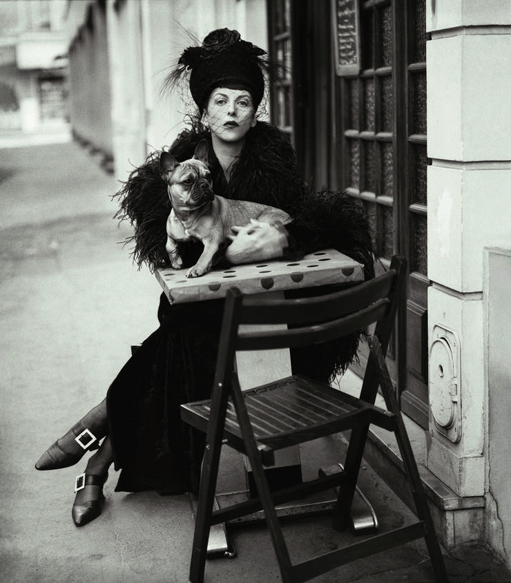 Isabella Blow en París, de Steven Meisel. 1996-98 ACCUSOFT INC., ALL RIGHT 