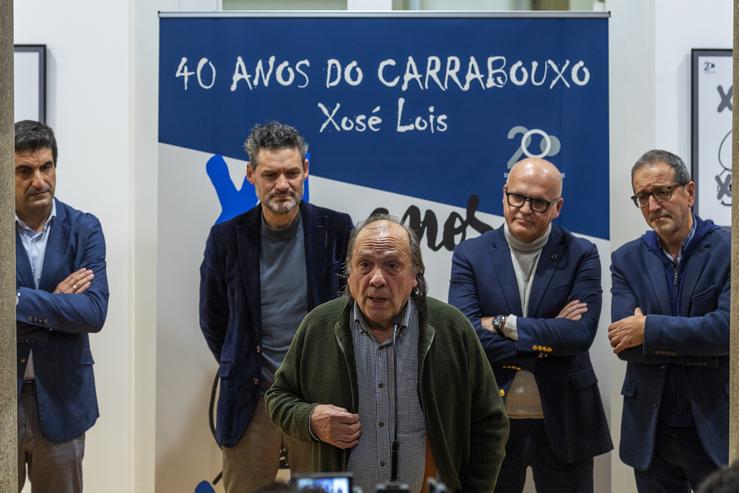 -17.00 Horas: Inauguración Dá Exposición 40 Anos Do Carrabouxo.- Ou Presidente Dá Deputación, Manuel Baltar, Inaugura A Exposición 40 Anos Do Carrabouxo Acompañado Polo Director Da Rexión, Xosé Pastoriza, Xose Lois González Ou Carrabouxo E Aurelio Gómez. DEPUTACIÓN DE OURENSE / Europa Press