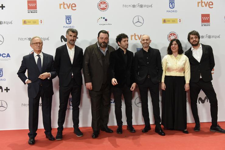 O equipo de 'As bestas' na alfombra vermella dos XXVIII Premios Forqué.. PREMIOS FORQUÉ